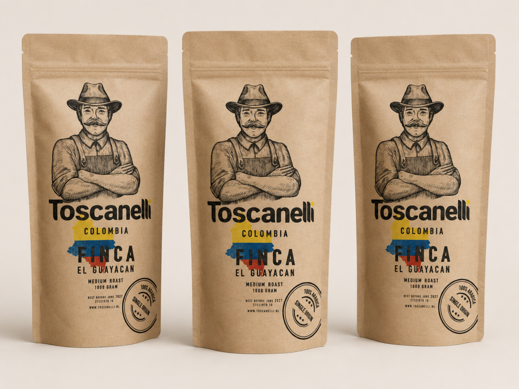1KG Colombia Single Origin 100% Arabica Koffiebonen